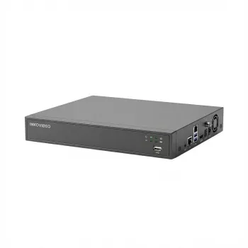 Grabador de vídeo en red Inkovideo NVR-4K-4P — soporte de grabación 4K de 4 canales
