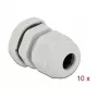 Prensaestopas DeLOCK 60195 gris plástico 10 uds.