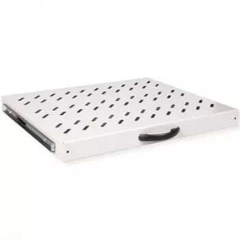 Bandeja rack extraíble ROLINE 26.21.0275 — 1U extraíble 25 kg, 35 cm de profundidad, gris