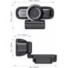 Webcam AUKEY PC-LM3 2 MP 1920 x 1080 píxeles USB 2.0 negro