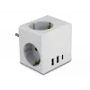 Adaptador de enchufe tipo F DeLOCK 11496 2 puertos USB 5 V 2,4 A 3 A
