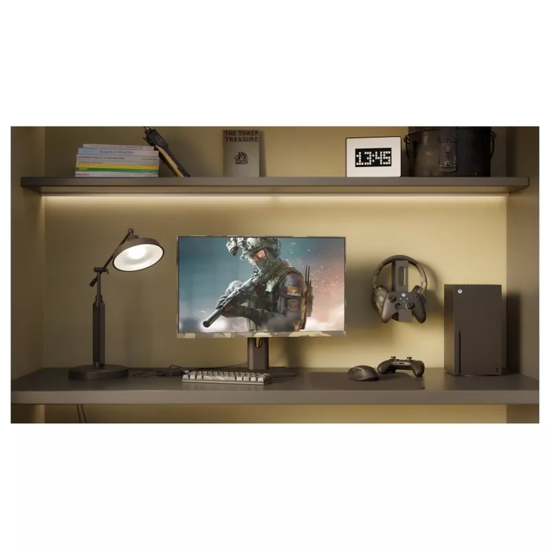 JAPANNEXT JN-IPS238FHD200F-HSP-CAMO monitor de ordenador 61 cm (24 inch) 1920 x 1080 píxeles Full HD LCD negro