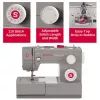 Máquina de coser SINGER Heavy Duty 4432 — eléctrica, 32 tipos de puntada, ojal en 1 paso, brazo libre, gris