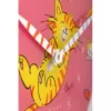 Reloj NeXtime 8810 Tickle My Tummy, Ø30 cm, pared, rosa/multicolor