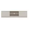 Mueble de TV MALWA 140 de top e shop — 1400×400×360 mm, laminado cashmere, 2 puertas, 1 estante
