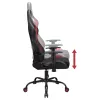 Silla de oficina Subsonic SA5609-AC1 asiento acolchado respaldo acolchado negro rojo
