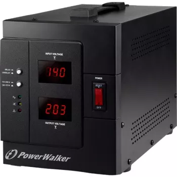 Bluewalker PowerWalker AVR 3000/SIV - regulador automático de tensión - AC 230 V - 2400 vatios - 3000 VA - 2 tomas de salida (10120307)