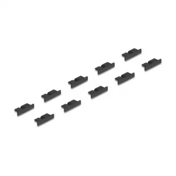 Tapa protectora de conector DeLOCK 64243 USB Micro-B negro 10 uds.