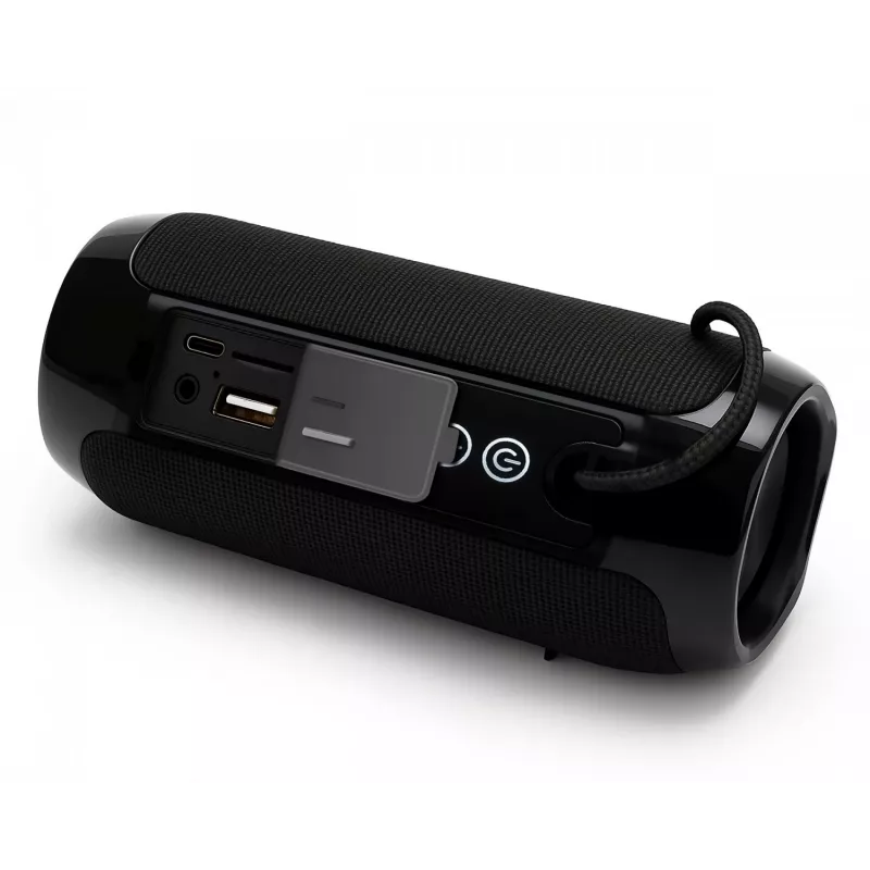Altavoz estéreo Bluetooth portátil SQUEAK SQ1008 — 14W RMS, Bluetooth 5.3, 1200 mAh, IPX4, FM, LED, AUX, USB