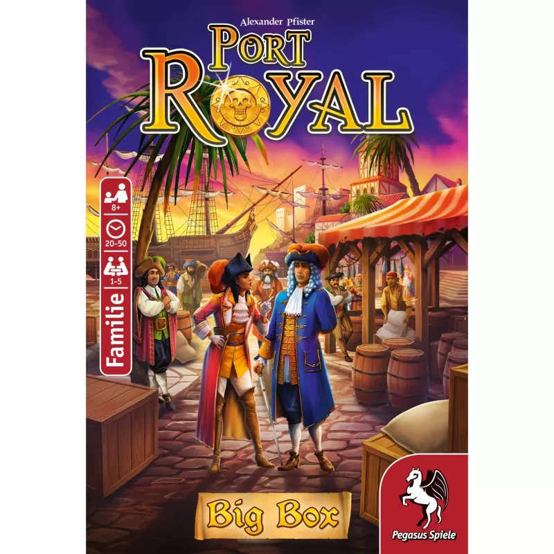 Pegasus Spiele Port Royal Big Box juego de mesa