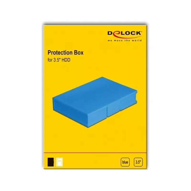 Caja de protección DeLOCK 18373 para disco duro de 3,5
