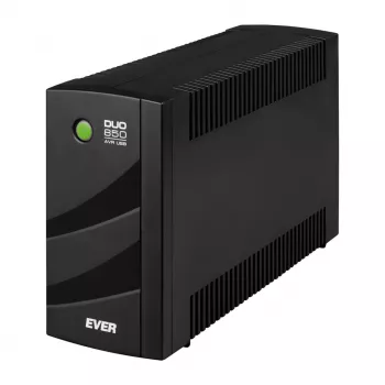 SAI EVER Ever Duo 850 PL T/DAVRTO-000K85/01 850VA Line-Interactive, 550W, AVR, 3 tomas de CA, 12V 2×5Ah, Torre