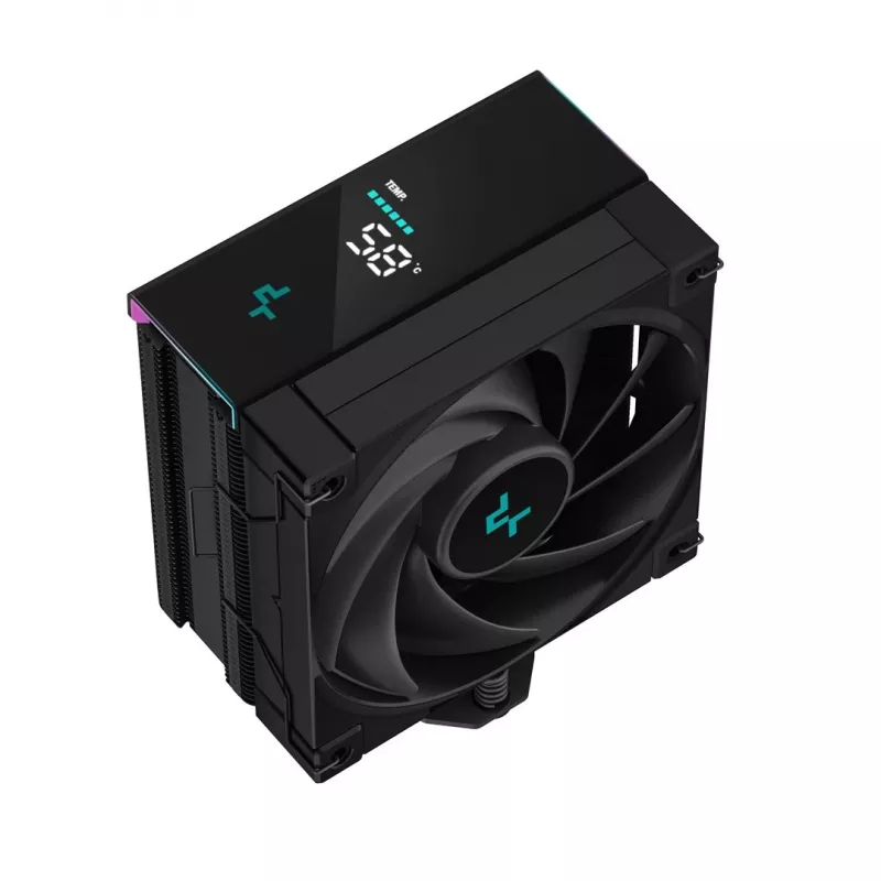 Disipador de aire para procesador DeepCool AK400 DIGITAL 12 cm Negro 1 unidad