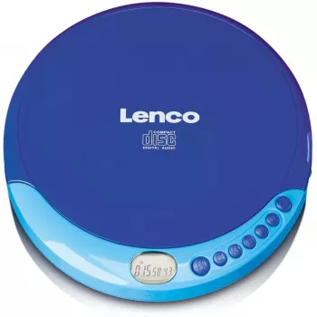 Reproductor de CD portátil Lenco CD-011 Azul