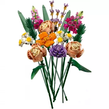 LEGO 10280 Icons Ramo de flores Set de flores artificiales para adultos Accesorios decorativos para el hogar Idea de regalo para mujeres hombres Ella y Él esposa o marido