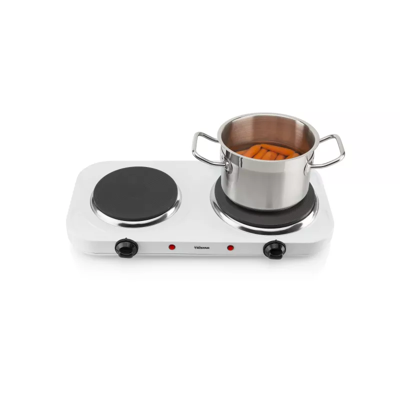 Placa doble Tristar KP-6245, 2500W, 15,5/18,5 cm