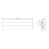 Canaleta ROLINE TPE Flex, 60 mm, negra, 1,8 m (19.08.3105)
