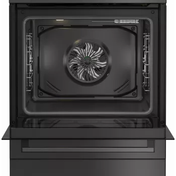 Placa de gas con horno eléctrico BEKO FBM62330GADSN 60 cm, gris, clase de eficiencia energética A