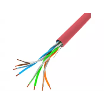Cable de red LANBERG LCU5-10CC-0305-R U/UTP Cat5e 305 m rojo CCA PVC