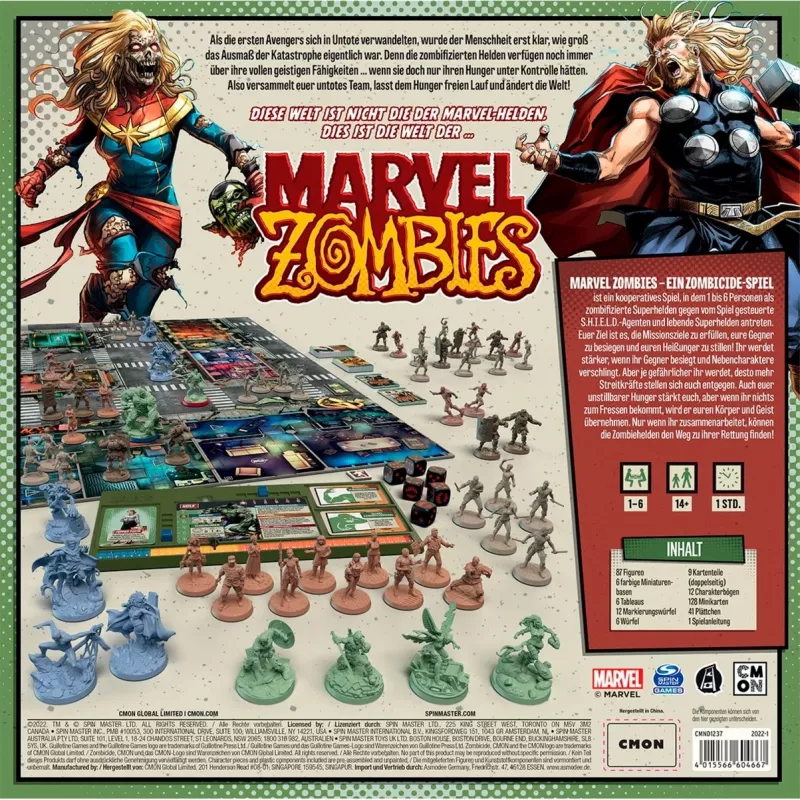 Marvel Zombies: A Zombicide Game, juego de mesa