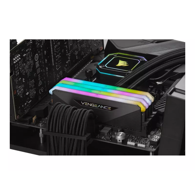 DIMM 32 GB DDR4-3200 2x 16 GB dual kit negro CMN32GX4M2Z3200C16 Vengeance RGB RT INTEL XMP