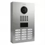 Videoportero DoorBird D2103V, 720p, ángulo de visión 140°x100°, LED IR, acero inoxidable, IP65, 10/100 Mbit/s