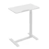 Soporte móvil de escritorio/portátil Maclean, blanco, altura ajustable 76-109 cm, máx. 30 kg, MC-120 W