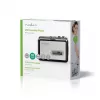 Nedis ACGRU100GY Convertidor de casete USB / 3,5 mm Alimentación USB/batería Gris