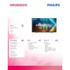 TV LED Philips 55PUS8100/12 55 inch, panel LED, clase de eficiencia energética E