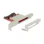 Lector de tarjetas DeLOCK 91495 SATA interno negro rojo plateado