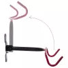 Soporte de bicicleta de pared MACLEAN MC-430, soporte horizontal, soporta hasta 30 kg, negro