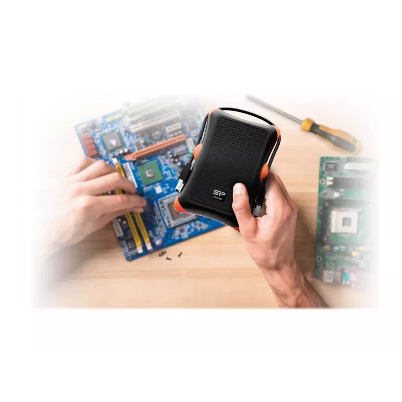 Carcasa para HDD/SSD Silicon Power Armor A30, 2,5