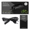Cargador rápido Qoltec para patinete eléctrico XIAOMI / e-bike de 36V | 42V | 2A | 8,0*8,0mm+Pin | impermeable + cable de alimentación