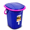 GreenBlue GB320BR cubo inodoro portátil para camping, azul marino y rosa