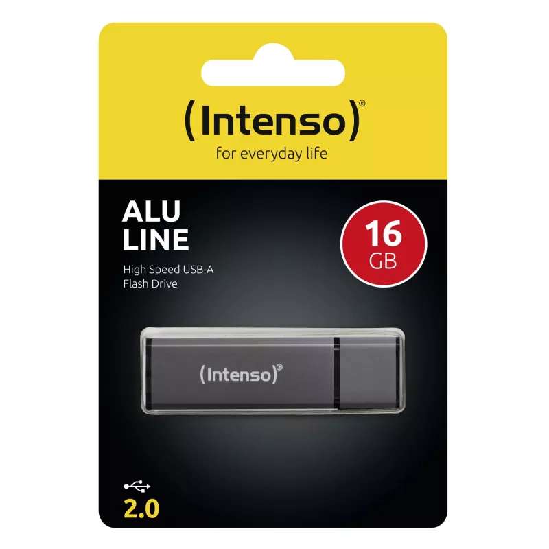 MEMORY DRIVE FLASH USB2 16GB/ANTHRAZIT 3521471 INTENSO