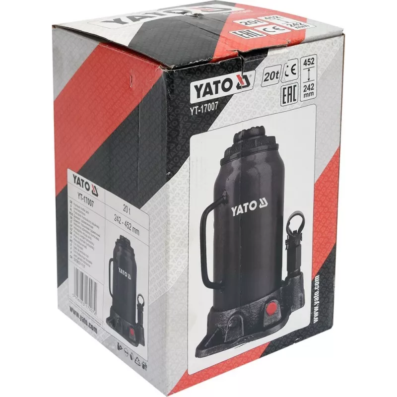 Yato YT-17007 gato hidráulico de columna, 20 t