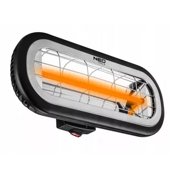 NEO TOOLS 90-032 calefactor eléctrico infrarrojo para interior y exterior 2000 W negro