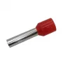 Terminal crimpado aislado 10mm²/7AWG para cable, cobre, rojo, 100 uds.