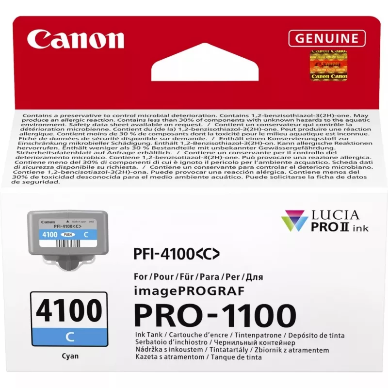 Canon LUCIA PRO II cartucho de tinta 1 ud. original rendimiento estándar cian