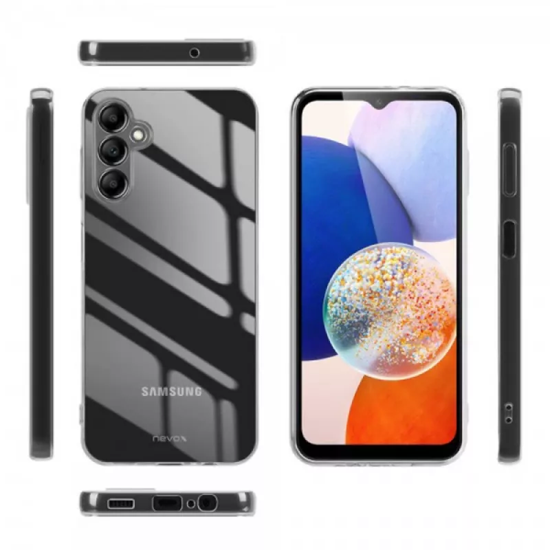 Funda protectora Flex Case Nevox para Samsung Galaxy A17 5G — transparente, modelo 2573