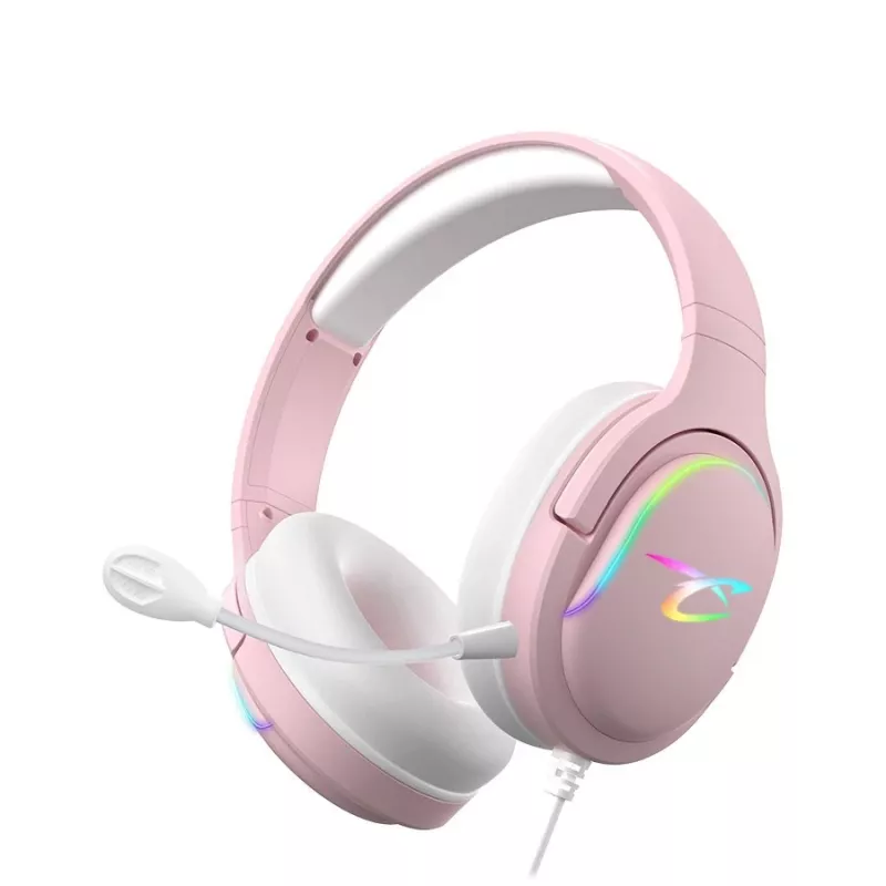 Auriculares Subsonic Spectra LED Gaming Headset Sweety rosa
