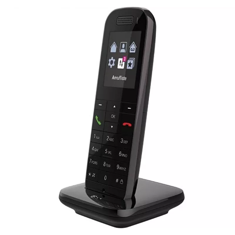 Teléfono DECT Telekom Speedphone 52 con identificación de llamadas negro