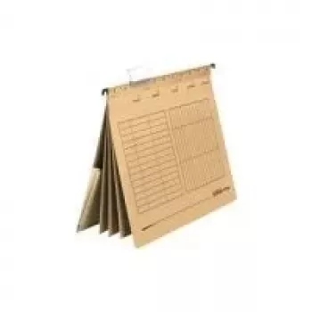 Carpeta colgante Herlitz A4 10843860 – cartón marrón, formato A4, Blauer Engel