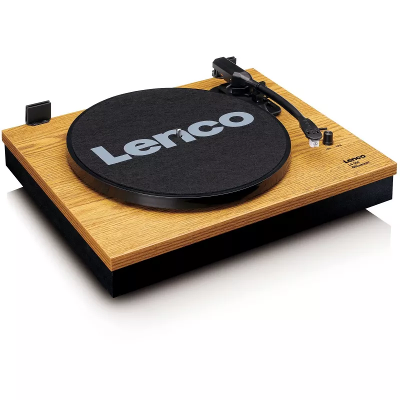 Lenco LS-300WD tocadiscos con altavoces externos, madera