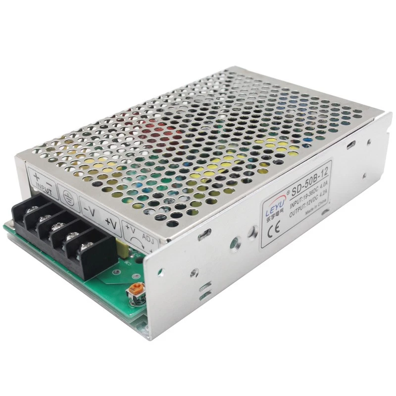 Convertidor de tensión DC/DC Extralink SD-50B-12, 24V a 12V, 50W