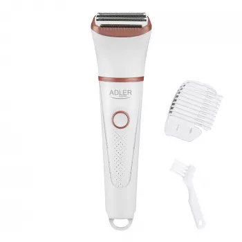 Afeitadora eléctrica y recortadora Adler AD 2941 para mujer, blanca