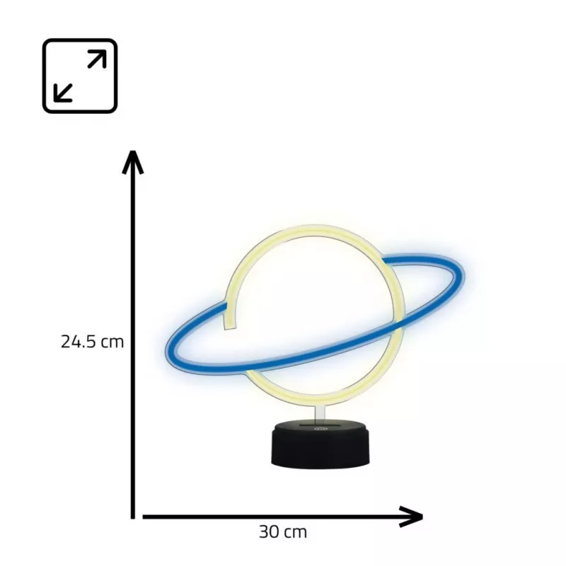 Lámpara LED decorativa Manta SNL38BLT Style Neon Lights Planet