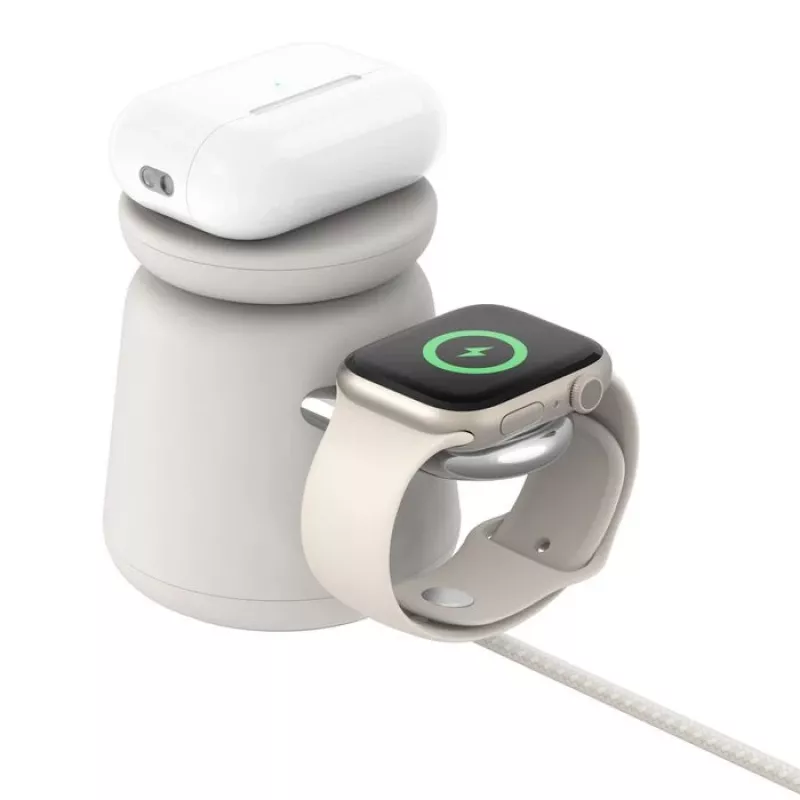 Cargador magnético Qi2 15W Belkin WIZ027VFH37 para iPhone y Apple Watch