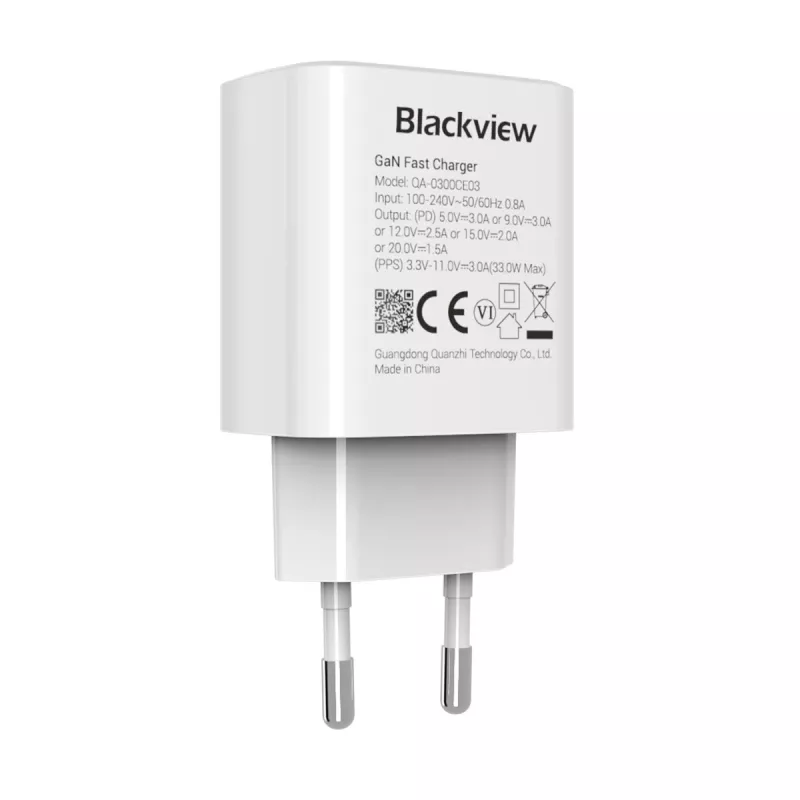 Cargador negro VIEW CHAR-33W/BV USB-C 33W carga rápida, negro