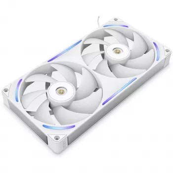 Ventilador de caja NZXT F280X RGB 140 mm ARGB - blanco, pack de 2